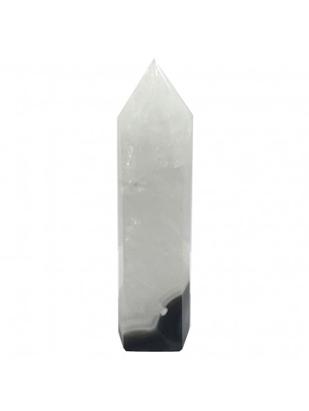 Pointe en Agate Drusy - 15 cm