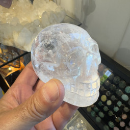 Crâne en Cristal de Roche - 8cm