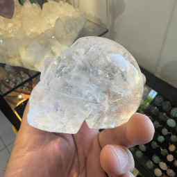 Crâne en Cristal de Roche - 8cm