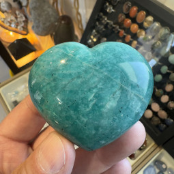 Coeur en Amazonite - 152 grammes