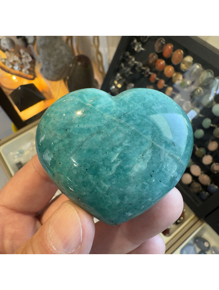 Coeur en Amazonite - 152 grammes