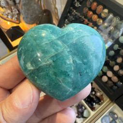 Coeur en Amazonite - 152 grammes