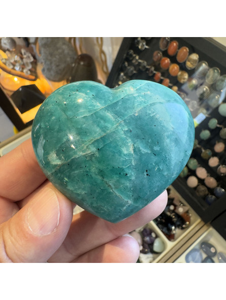 Coeur en Amazonite - 152 grammes