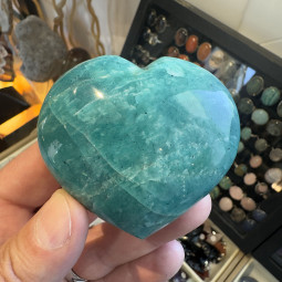 Coeur en Amazonite - 182 grammes