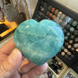Coeur en Amazonite - 182 grammes