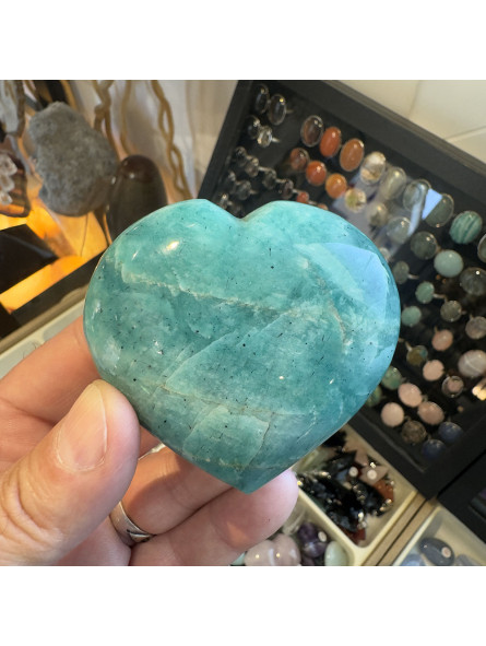 Coeur en Amazonite - 182 grammes