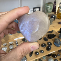 Coeur en Pierre de Lune - 100 grammes