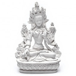 Statuette Bouddha Tara Blanche