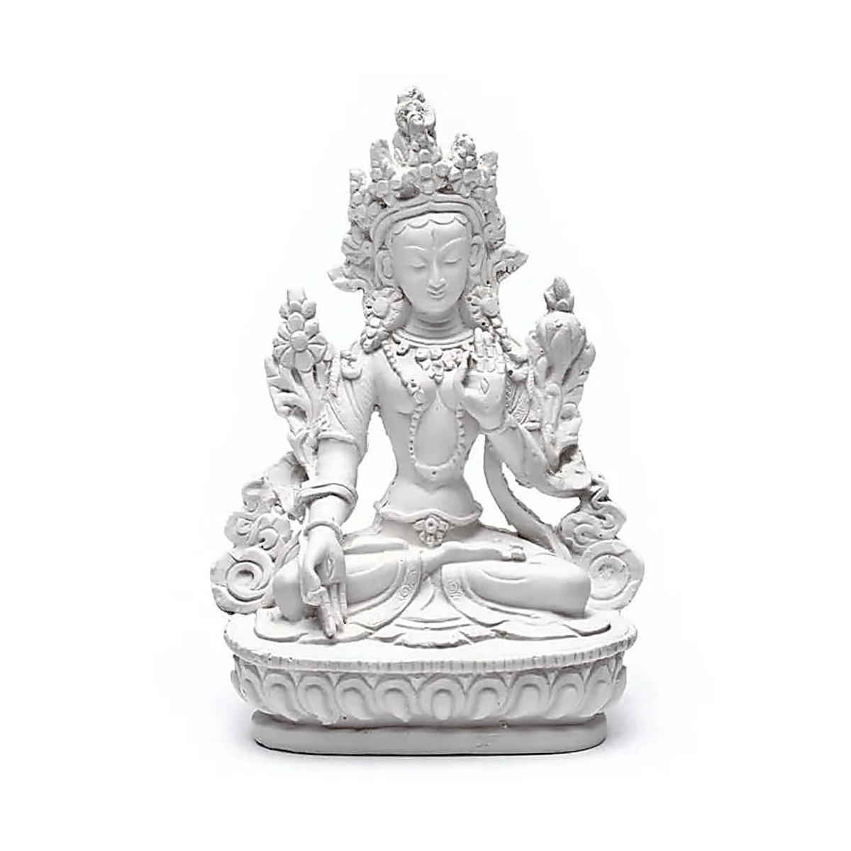 Statuette Bouddha Tara Blanche