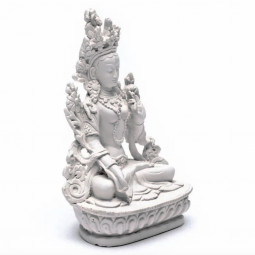 Statuette Bouddha Tara Blanche