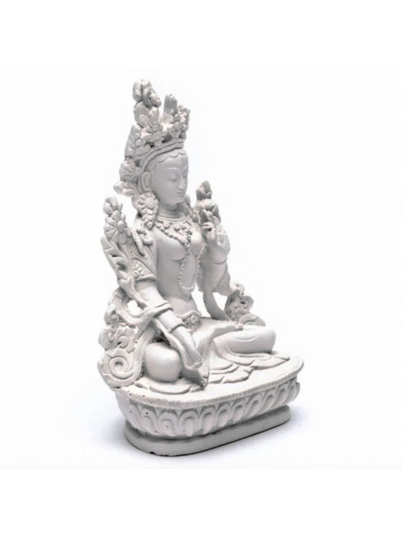 Statuette Bouddha Tara Blanche