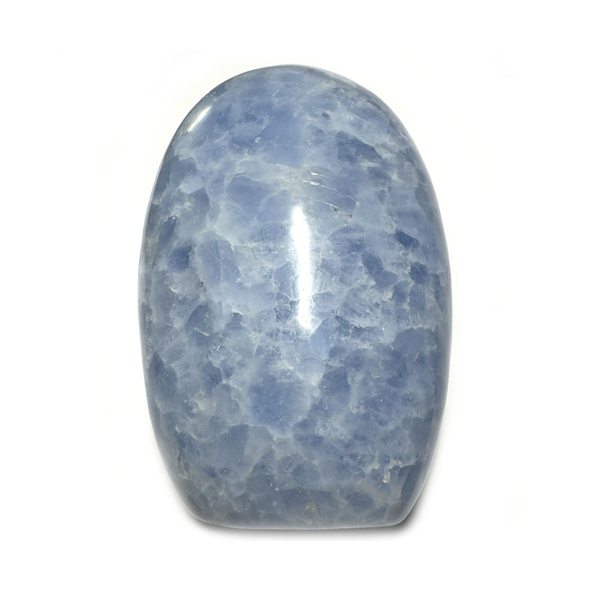 Forme libre en Calcite Bleue - 570 Grammes