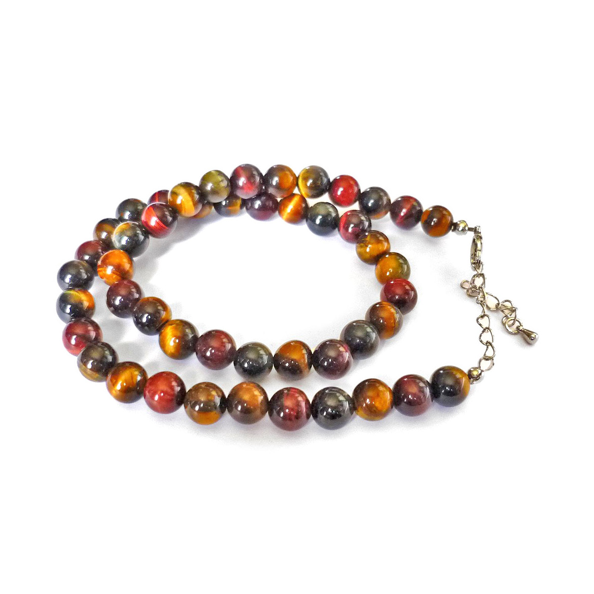 Collier Boules 3 Oeil - 8 mm