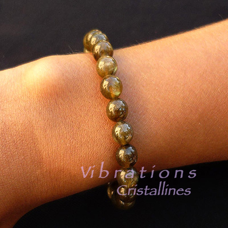 Bracelet Boules en Labradorite