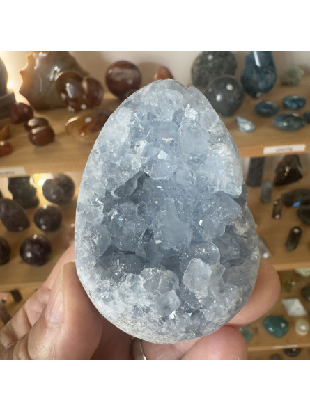Mini Géode de Célestine - 285 Grammes