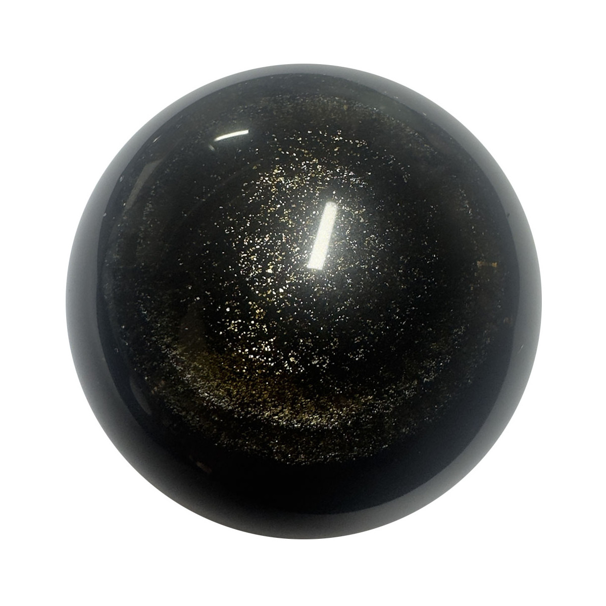 Sphère en Obsidienne Dorée - 50 mm