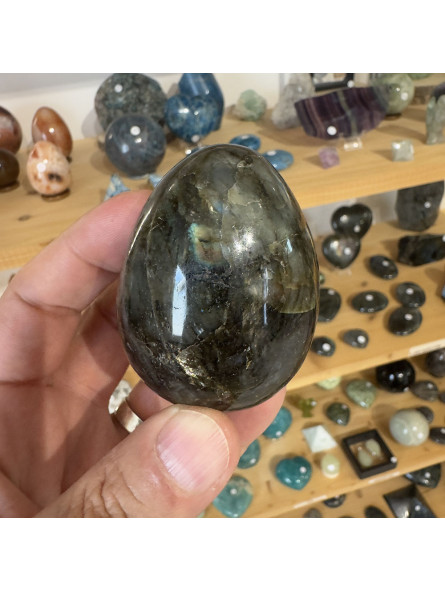 Oeuf en Labradorite - 208 Grammes