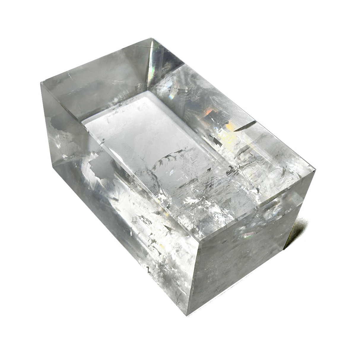 Parallélogramme en Calcite Optique