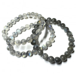 Bracelet en Labradorite Extra - Boules de 8mm