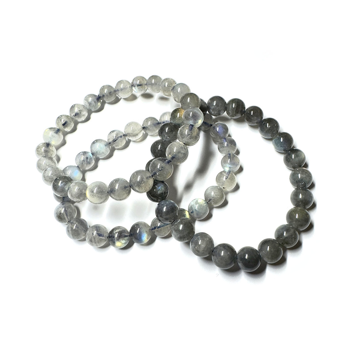Bracelet en Labradorite Extra - Boules de 8mm