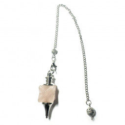 Pendule Merkaba en Quartz Rose