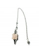 Pendule Merkaba en Quartz Rose