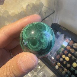 Sphère en Malachite de 40 mm