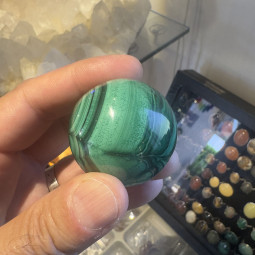 Sphère en Malachite de 40 mm