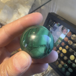 Sphère en Malachite de 40 mm