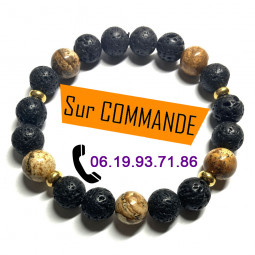 Bracelet Homme boules en...