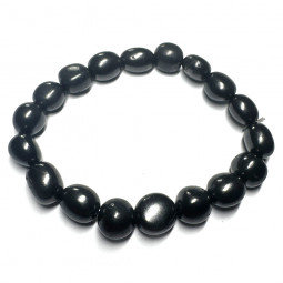 Bracelet Grains en Shungite