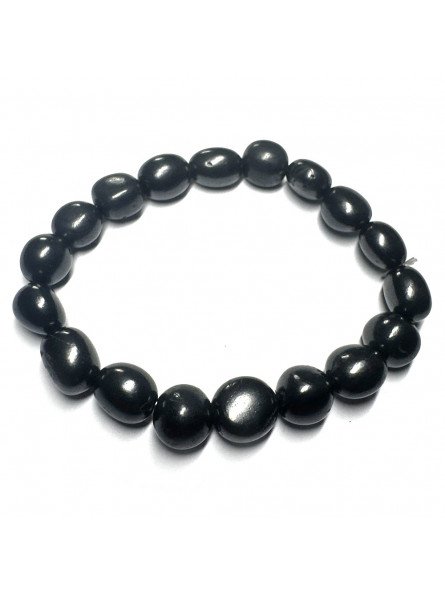 Bracelet Grains en Shungite