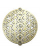 Fleur de Vie en Bois 7 Chakras - 10 cm