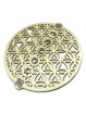 Fleur de Vie en Bois 7 Chakras - 10 cm