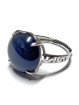 Bague Obsidienne Oeil Céleste en Argent 925