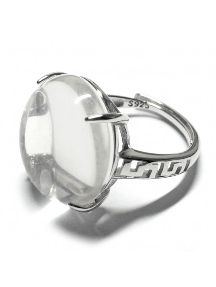 Bague Cristal de Roche en Argent 925