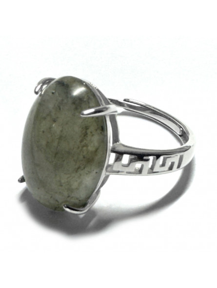 Bague Labradorite Ovale en Argent 925