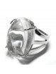 Bague Ovale en Cristal de Roche