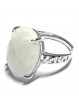 Bague Pierre de Lune Facettée Ovale en Argent 925
