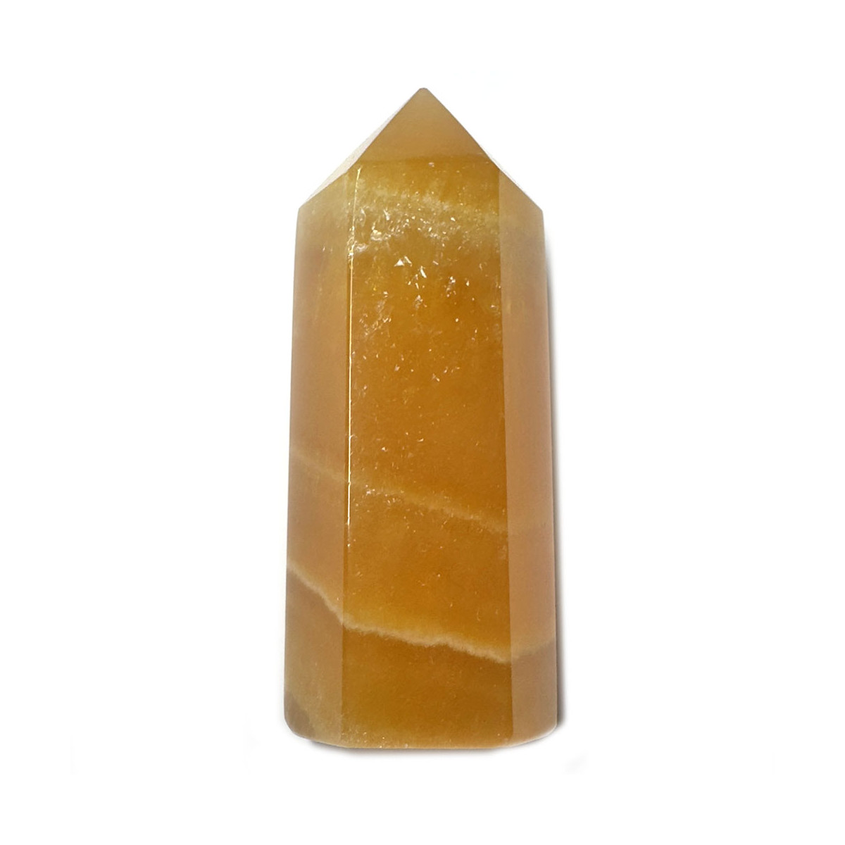 Pointe en Calcite Orange - 84 Grammes