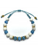 Bracelet Boules Création en Macramé avec Howlite & Apatite