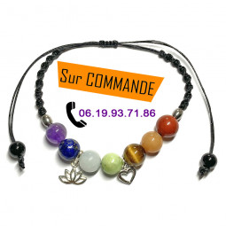 Bracelet Boules Macramé 7...