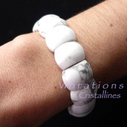 Bracelet Cabochons en Howlite