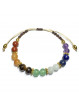 Bracelet Boules Macramé 7 Chakras