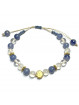 Bracelet Macramé Pierre de Lune, Aventurine Bleue & Cristal de Roche