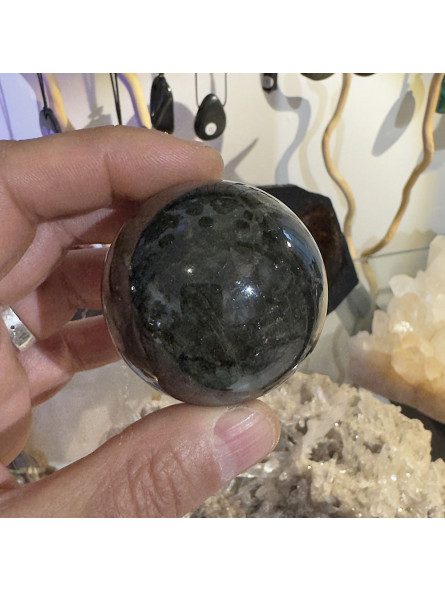 Sphère en Labradorite EXTRA de 56 mm de Diamètre