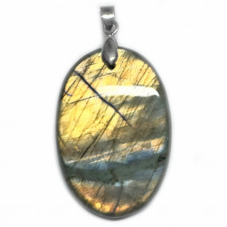 Pendentif en Labradorite - Forme ovale
