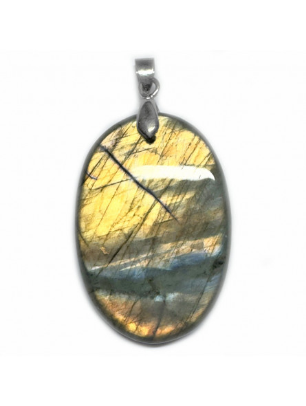 Pendentif en Labradorite - Forme ovale