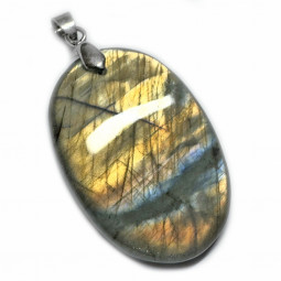 Pendentif en Labradorite - Forme ovale
