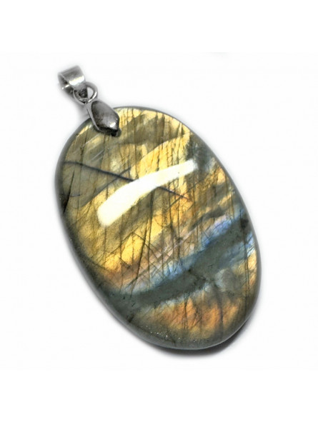 Pendentif en Labradorite - Forme ovale